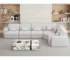 Goldoma Modular Power Recliner Sofa Bed – L-Shape Sectional with Adjustable Headrests