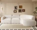 Goldoma Modern Curved L-Shape 3-Seater Sectional Sofa with Ottoman