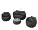 Goldoma 4-Piece All-Weather Dark Gray Outdoor Patio Furniture Set with Aluminum Frame