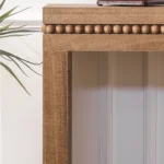 Goldoma 64-inch modern solid wood luxury console table for entryway and living room