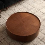 35.4-inch Modern Wood Coffee Table-Durable Eco-Friendly Easy to Clean for Apartment Villa Hotel Use - Image 6