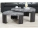 Goldoma Marble Coffee Table Set of 2 - Modern Nesting Tables for Living Room