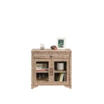 Brown Finish Library Base Living Room Cabinets