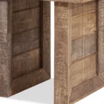 20-Inch Brown Solid Wood Square End Table HMS Living Room Furniture - Image 6