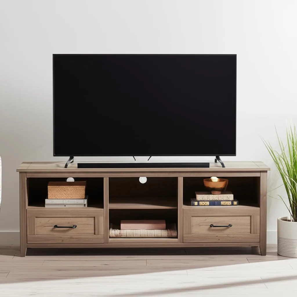 H7fb06081d2f3428ca19bb59d50c8cf90g.webp Modern gray TV stand with LED lights and storage for TVs up to 70 inches - Goldoma