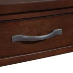 Goldoma wooden corner side table in Nordic style, perfect for entryway or living room