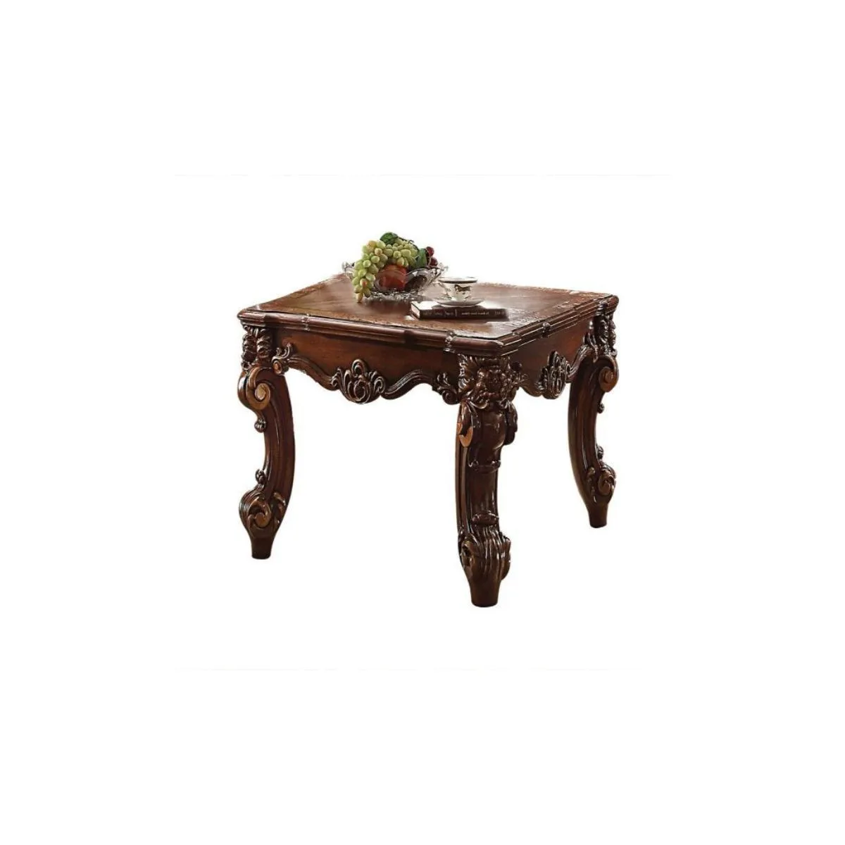 H8dcb3fc9d71441d589bb0805a52131f79.webp Goldoma 26 inch cherry square farmhouse end table with wabi-sabi design