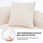 Goldoma 4-Seat Modular Compressed Sofa with Memory Foam – base detail