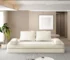 Goldoma Reclining Convertible Sofa Bed with 2 Removable Backrests – Eco-Friendly Chenille Upholstered Deep Seat Sleeper for