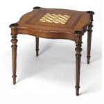 Goldoma 32 inch solid wood square coffee table with drawers in brown finish for living room storage