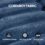 Goldoma Corduroy Cloud Sofa – Deep Seat Two-Seater with Double-Layer Design, No Assembly Required – styled in a modern Sofas