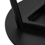 Goldoma Ash Wood End Table - solid wood side table in natural finish for living room