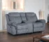 Goldoma Velvet Reclining Loveseat with Storage and Tufted Back