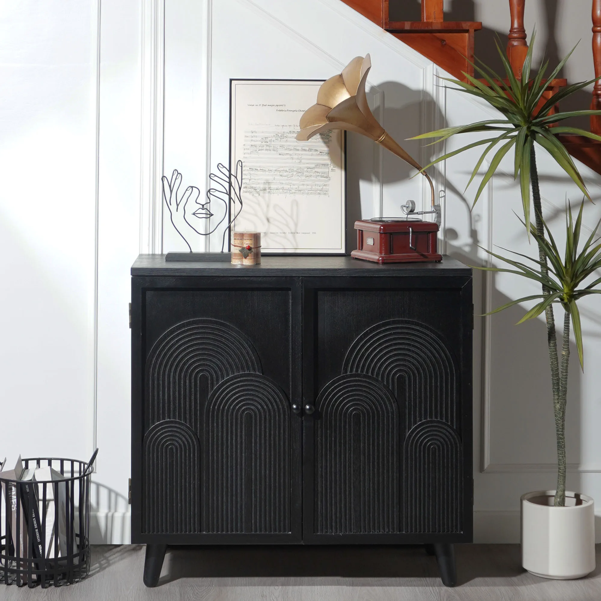 Hb8dd1964d91d46b4b63a81590b506cf2v.webp Goldoma 31 inch black wood storage cabinet with embossed door accent furniture for living room