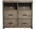 Goldoma 42" Solid Wood Open Shelving TV Stand – Brown