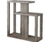 Goldoma 32-Inch Taupe Free-Form Floor Shelf Console Table – Entryway, Living Room, Bedroom Storage