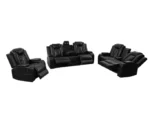 High Quality 3-Seater  Recliner Sectional Sofa  Genuine Leather with Sponge Filling for Home Living Room Furniture - Image 7