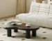 Goldoma Minimalist Cloud Coffee Table - Nordic White