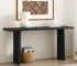 Goldoma Modern Console Table with Pine Veneer and Geometric Legs – 5-Year Warranty