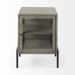 24" HMS Brown Solid Wood Square End Table Elegant Living Room Furniture - Image 4