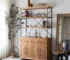 Goldoma Multi-Functional Wine Bar Display Cabinet with Antique Charm