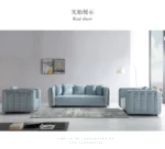Modern Light luxury new classical sofa living room sofa European-style combination large apartment first floor leather sofa - Image 17