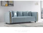 Modern Light luxury new classical sofa living room sofa European-style combination large apartment first floor leather sofa - Image 19