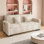 Goldoma modern minimalist single sofa chair for living room, compact design under 2000mm width