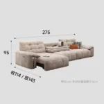 Electric Sleeper Sofas Adults Designer Cushion Comfortable Sofa Lounge Living Room Divani Da Soggiorno House Accessories - Image 5