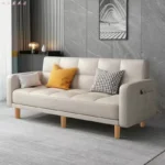 Sofa living room Small apartment rental room Folding sofa bed Single double bedroom Simple modern apartment Fabric sofa - Image 8