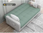 Goldoma Foldable Sofa Bed 3-seat convertible sleeper in modern living room