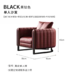 Goldoma Modern Lazy Sofa Bed convertible sofa bed pouf in minimalist living room