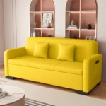 Goldoma modern minimalist single sofa chair for living room, compact design under 2000mm width
