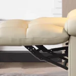 Goldoma modern folding sofa bed for small spaces, converting from sofa to comfortable bed in a living room