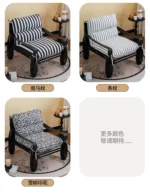 Goldoma Nordic Minimalist Living Room Sofa with black legs in a modern living room setting