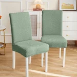 Jacquard Chair Cover, Durable Elastic Fabric Dining Chairs Cover, Stretch Covers For Kitchen Dining Room Chairs, Home Decor - Image 5