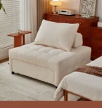 French design modern sofa bed – compact multifunctional sofa bed in a living room setting