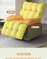 Goldoma modern folding sofa bed for small spaces, converting from sofa to comfortable bed in a living room