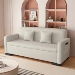 Goldoma modern minimalist single sofa chair for living room, compact design under 2000mm width