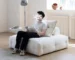 Goldoma L-Shaped Modular Sofa with Compressed Sponge Filling - Modern Minimalist Living Room Seating