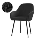 High Arm Chair Cover Elastic Dining Chairs Slipcover Warm Seat Covers for Living Room Wedding Banquets Hotel Fundas Para Sillas - Image 9