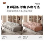 Goldoma Nordic corner sofa in black fabric - modern L-shaped couch for living room