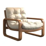 Goldoma Venetian leather sofa - premium leather sofa in a modern vintage style, compact single seat for living room