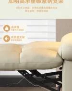 Goldoma modern folding sofa bed for small spaces, converting from sofa to comfortable bed in a living room