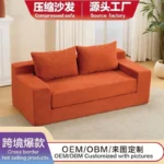 Goldoma Nordic Classic Modern Living Room Sofa - ergonomic single seat sofa in Scandinavian style for small living rooms