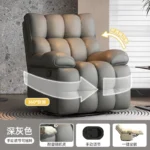 Goldoma modern folding sofa bed for small spaces, converting from sofa to comfortable bed in a living room