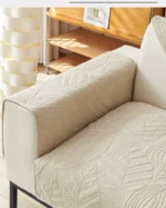 Nordic Simple Solid Color Sofa Cushion Four Seasons Pure Cotton Fabric Anti-slip Full Cotton Sitting Pad Modern Sofa Cover Home - Image 25