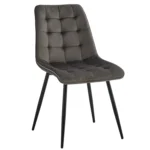 Goldoma velvet dining chairs set of 2/4/6 with metal legs and ergonomic seat for kitchen living room bedroom