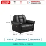Goldoma compact modern tufted sofa in a living room – minimalist Chesterfield style with tufted back