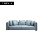 Modern Light luxury new classical sofa living room sofa European-style combination large apartment first floor leather sofa - Image 5